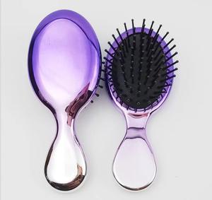 Peine de Masaje Pequeño Personalizado de Alta Calidad con Degradado Electrochapado, Cepillo para <span class=keywords><strong>Cabello</strong></span> de Tamaño Pequeño - Product Image 3