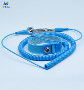 Bracelets de mise à la terre antistatiques en métal élastique réglables pour l'industrie, bracelet de poignet <span class=keywords><strong>ESD</strong></span>, sangle de poignet <span class=keywords><strong>ESD</strong></span>, sangle de poignet antistatique - Product Image 2
