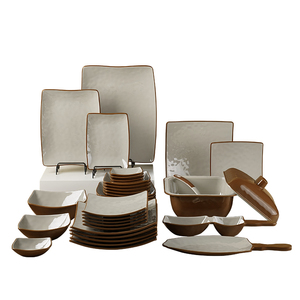 Service de table en mélamine pour 38 personnes, style moyen-oriental : qualité et élégance - Product Image 5