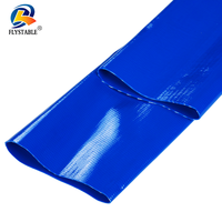 Tuyau plat en PVC de gros diamètre, mince, flexible et durable pour la pompe de vidange d'eau de piscine, l'irrigation et l'industrie