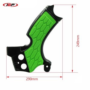 Housse de protection de cadre de moteur en plastique vert pour moto, pour <span class=keywords><strong>KAWASAKI</strong></span> KXF250 KX250F 2015-2018 - Product Image 4