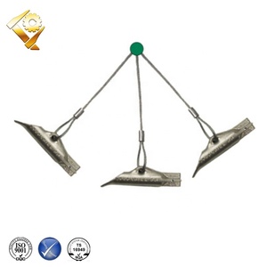 Ancres à câble en acier avec boucle à œillet, <span class=keywords><strong>Fox</strong></span> Hollow Original Finned Super Cable Stakes - Product Image 6