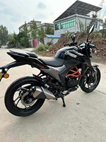 Moto Haojue DR190 pour les trajets quotidiens, faible taux de panne, confort, double siège, moteur durable, pour les acheteurs internationaux débutants de motos de rue