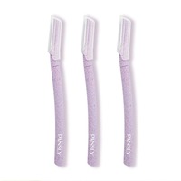 PANSLY Ensemble de 3 rasoirs à sourcils, lame en acier inoxydable, manche en ABS, outil de façonnage précis des sourcils, vente en gros