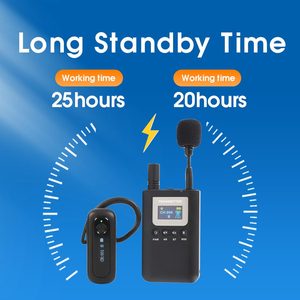 Sistema <span class=keywords><strong>de</strong></span> guía <span class=keywords><strong>de</strong></span> audio inalámbrico <span class=keywords><strong>de</strong></span> gama alta 2,4G Whisper Tour Guide con pantalla para <span class=keywords><strong>agencia</strong></span> <span class=keywords><strong>de</strong></span> viajes <span class=keywords><strong>de</strong></span> <span class=keywords><strong>interpretación</strong></span> simultánea - Product Image 4