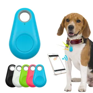 2021 Haoji Huisdier Smart Mini Gps Huisdier Tracker Mini Anti-Verloren Alarm Tag Draadloze Waterdichte Blauwe Hond Pet Tracker