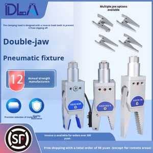 Dgrz20-20Cs1 อุปกรณ์จับยึดเครื่องมือช่างแบบใช้ลม คีมจับสองขาแบบนิวเมติก พร้อมกระบอกสูบ ปากจับพลาสติก รับประกัน 1 ปี - Product Image 6