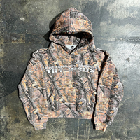 Sudadera con Capucha Personalizada Ecológica con Estampado de Camuflaje 3D, 100% Algodón, Estilo Urbano, Impresión Digital