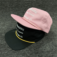 Casquette Snapback Richardson 256 Style à Broderie Personnalisée, Casquette 5 Panneaux avec Corde, Couleur Unie, Unisexe, pour Usage Extérieur