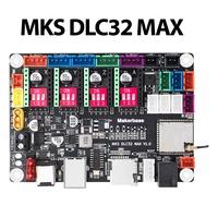 Papan Router CNC Makerbase MKS DLC32 MAX Pengontrol 4 Axis Mesin Pengukir Laser untuk Pengerjaan Kayu Motherboard Mesin Pengukir Laser