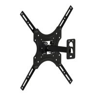 Support mural pivotant et pliable en acier flexible pour téléviseur de 26 à 55 pouces avec compatibilité VESA