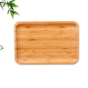 Plateau rectangulaire en bambou de qualité supérieure, multifonctionnel, pour servir thé, nourriture, usage domestique ou en restaurant - Product Image 2