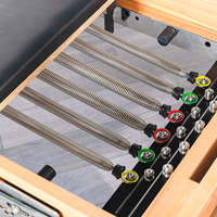 Reformers de Pilates en bois de hêtre de qualité supérieure, Reformers de Pilates en hêtre stable pour la maison et le studio, machine d'entraînement du tronc avec système d'accessoires complet