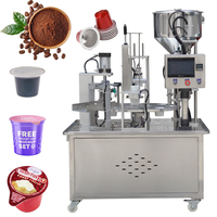 Ligne de production de capsules, machine de remplissage et de scellage K-Cup pour l'emballage de café et de produits liquides