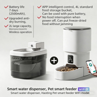Purificateur d'eau potable pour animaux de compagnie, 2L, étanche, alimenté par batterie, pour chats et chiens, distributeur d'eau intelligent automatique USB, filtre