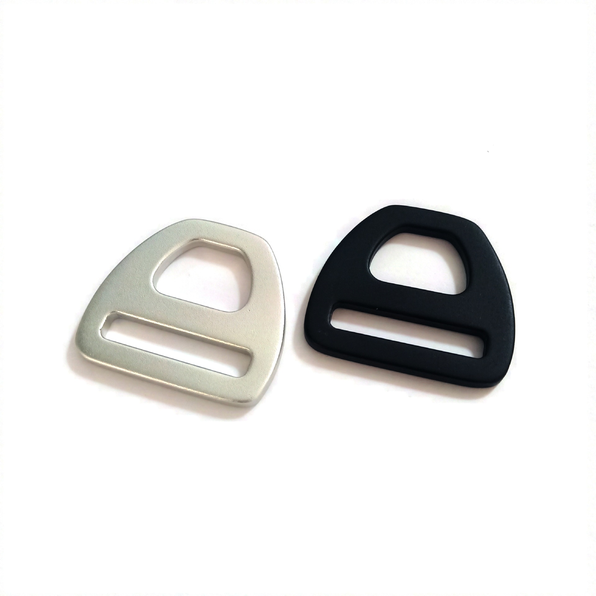 1 Inch Adjuster Ring Triangle Buckle Dog Strap Aviation Aluminum Double D-ring Buckle Pet Safety Belt Buckle