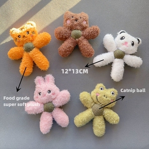 Pet Interactive Movement Toy Pet Chew Toy Grinding Teeth Clean Bite Resistant Fun <b>Cat</b> <b>Plush</b> Stuffed Puppy Toys of Pets - Product Image 4