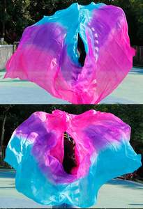 3 вида цветов Шелковый шарф для танца живота - Product Image 5