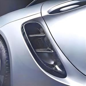 718 BOXSTER 982 (2016-2025) فتحات هواء جانبية جديدة من ألياف الكربون؛ سهلة التركيب؛ ضمان لمدة عامين؛ من المصنع مباشرة - Product Image 4