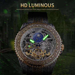 Montre-bracelet de luxe pour <span class=keywords><strong>homme</strong></span> Forsining GMT1220, mécanique automatique, décontractée, étanche, nouvelle montre <span class=keywords><strong>Timex</strong></span> pour <span class=keywords><strong>homme</strong></span> - Product Image 6