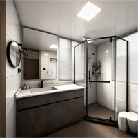 Armoire à pharmacie intelligente à LED pour salle de bain |   Enceinte Bluetooth et miroir anti-buée mural pour salle de bain