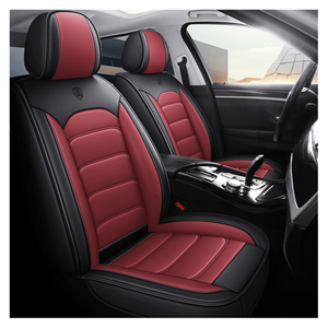 Housse de siège de voiture universelle en cuir Nappa imperméable de haute qualité, accessoire de décoration intérieure de luxe Napa, pour la protection - Product Image 6
