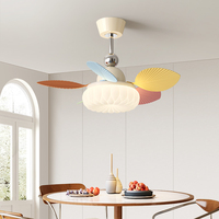 Lámpara LED Inteligente con Regulación de Intensidad, 34-36-48 Pulgadas, Diseño Europeo Moderno, 3 Colores, Control Remoto por Motor, 6 Velocidades, para Sala de Estar