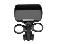 Petite table multifonctionnelle pour boissons, porte-gobelet rotatif à 360 degrés pour voitures, plateau extensible pour boissons, support de téléphone