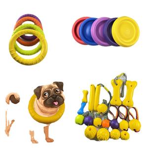 EVA naturale galleggiante palla di schiuma su una corda cane giocattolo per Pet Training - Product Image 4