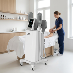 Stimulateur musculaire EMS RF non invasif pour le remodelage corporel, la musculation, la réduction de graisse et la perte de poids - Product Image 1