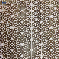 Mur-rideau extérieur en aluminium perforé anti-corrosion découpé au laser 3D, design personnalisé, décoration d'hôtel moderne