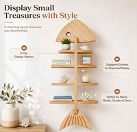 Étagère murale en bois en forme de poisson, décoration murale nautique, thème plage et océan, décoration de chambre pour la maison