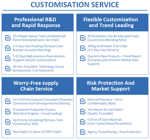 Fil de tissage de t-shirt en tissu mélangé en nylon acrylique PBT expédition rapide pour jauge 7 9 12GG fil à tricoter teint à la machine - Product Image 6