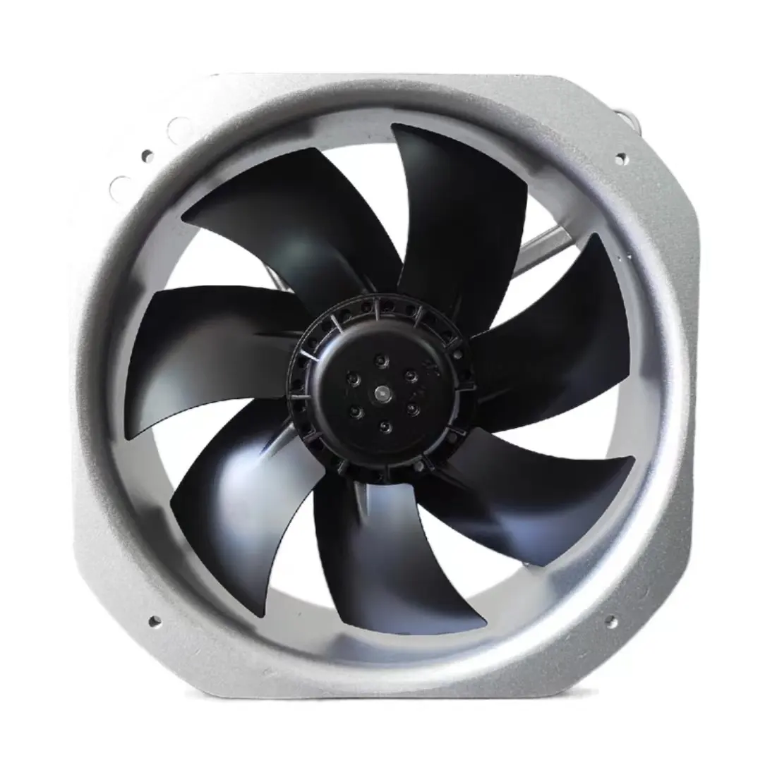 Çiftlikler için soğutma elektrik EC akımı için 250mm 110V eksenel akış AC Fan 220VAC 380VAC 440VAC kondenser soğutma fanı