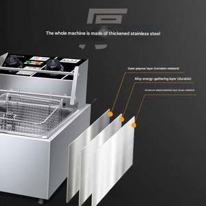 Machine de cuisson électrique commerciale de table en acier inoxydable pour Oden, cuiseur à Oden, cuve de cuisson pour saucisses Kanto, cuisinière à pâtes et raviolis - Product Image 4