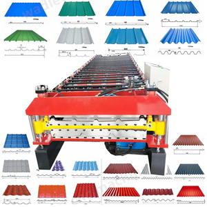 Máquina de Tejas de Acero de Color, Totalmente Automática, de Doble Capa, para Fabricación de Tejas para Techos - Product Image 2