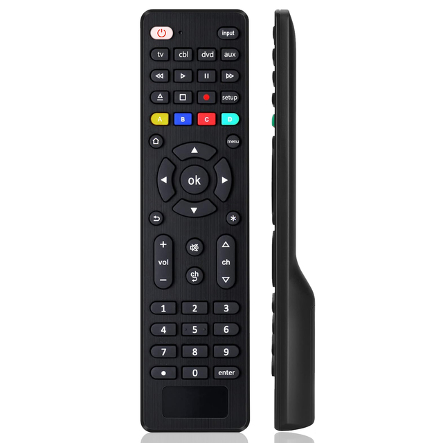 4-in-1 Universal Remote Control, Universal Remote for All TVs, Blu-ray/DVD Players, Streaming Media Players, Soundbars