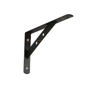 Wall-Mounted Iron Frame Partition Load-Bearing Tripod Design GQK <b>Strong</b> Black White Modern Simple Easy <b>Shelf</b> <b>Bracket</b> for - Product Image 5