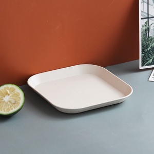 <span class=keywords><strong>Plateau</strong></span> rectangulaire en plastique de style nordique en <span class=keywords><strong>paille</strong></span> de blé de qualité alimentaire, moulé par injection pour usage commercial en cantine, usine OEM Chine - Product Image 6