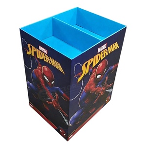 Présentoir de sol en carton ondulé imprimé CMJN personnalisé pour promotions en supermarché - Product Image 3