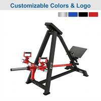 Machine à Rameuse T-Bar Professionnelle à Charge de Plaques pour Exercices de Poitrine, Machine de Musculation Inclinée pour Salle de Sport Hammer Strength