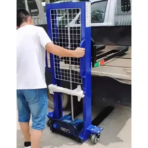 Factory Direct Price electric stacker 1 ton 0.5ton forklift power reach stacker forklift semi electric forklift