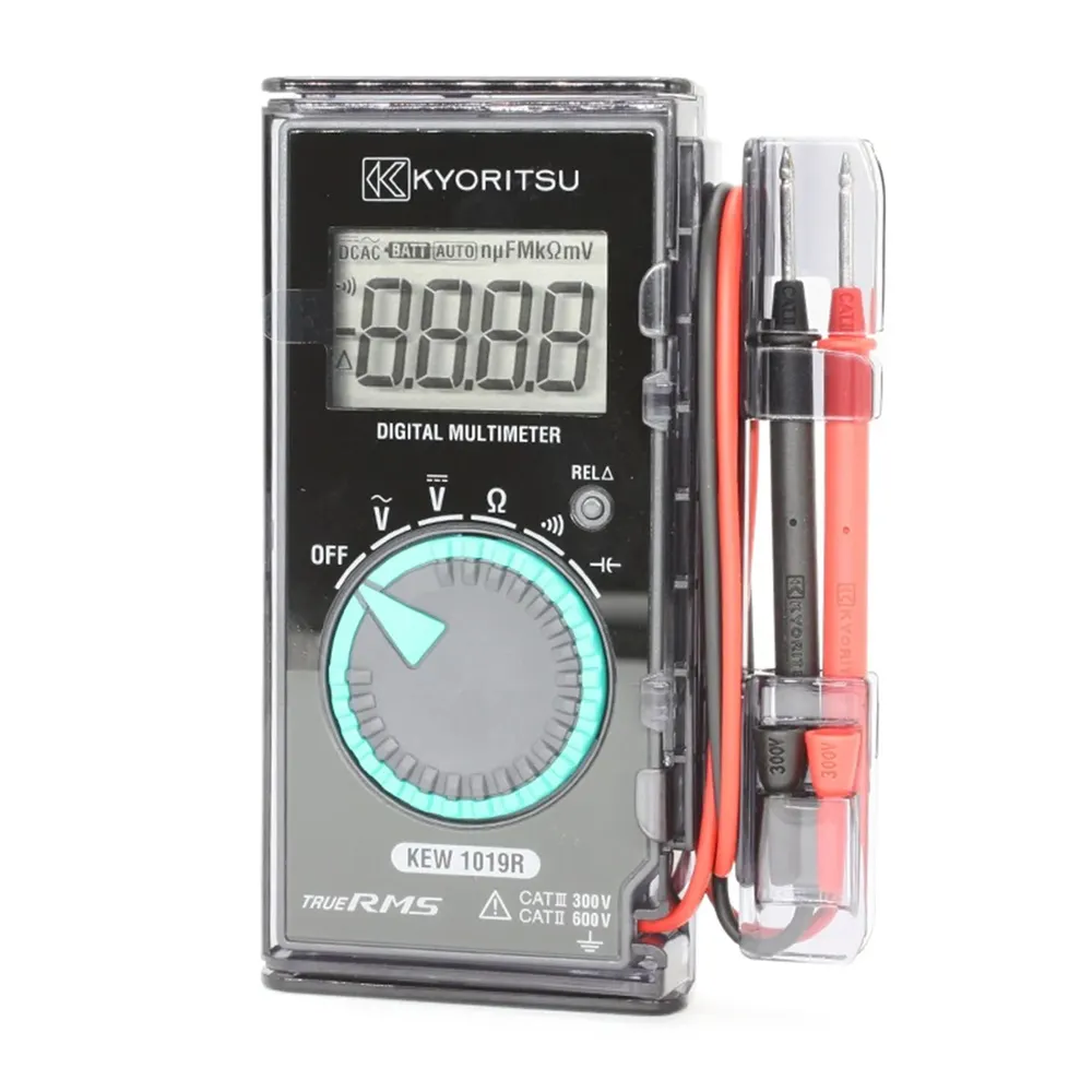 Kyoritsu1019R Digital Multimeter with True RMS Measurements AC/DC Voltage Meter Capacitance Tester KEW1019R