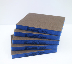 Tamponi Abrasivi Flessibili <span class=keywords><strong>a</strong></span> Doppia Faccia in Spugna Morbida per <span class=keywords><strong>Lucidatura</strong></span> di Metallo, Legno e <span class=keywords><strong>Mobili</strong></span>, Tamponi per Levigatura <span class=keywords><strong>a</strong></span> Secco e Umido - Product Image 1