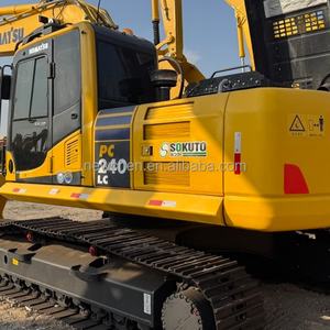 Excavatrice Komatsu PC240 de 24 tonnes, grande machine d'occasion, moteur d'origine certifié EPA, dotée d'un moteur principal, d'une boîte de vitesses et d'une pompe à engrenages - Product Image 4