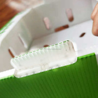Boîte personnalisée en plastique ondulé PP Corflute pour okra, format A4, boîte pour asperges/okra, boîte d'emballage en plastique ondulé Corriboard Danpla
