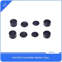 8 en 1 Capuchons de joystick analogique en silicone antidérapants compatibles avec la manette de jeu PS4, accessoires pour manette PS5