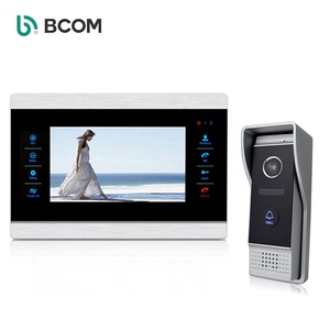 Bcomtech Chất lượng cao 7 inch nhà thông minh <span class=keywords><strong>video</strong></span> cửa điện thoại góc rộng cửa chuông với 4 màn hình hỗ trợ - Product Image 6
