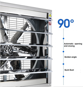 Giá quạt thông gió, quạt hút công nghiệp cho nhà kính khai thác mỏ, trang trại gà, nhà máy công nghiệp, kích thước 900-1530 mm - Product Image 5