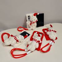 Étui de luxe 3D mignon et chaud en peluche douce pour Samsung Z Fold 8 Ultra 7 6 5 4 3